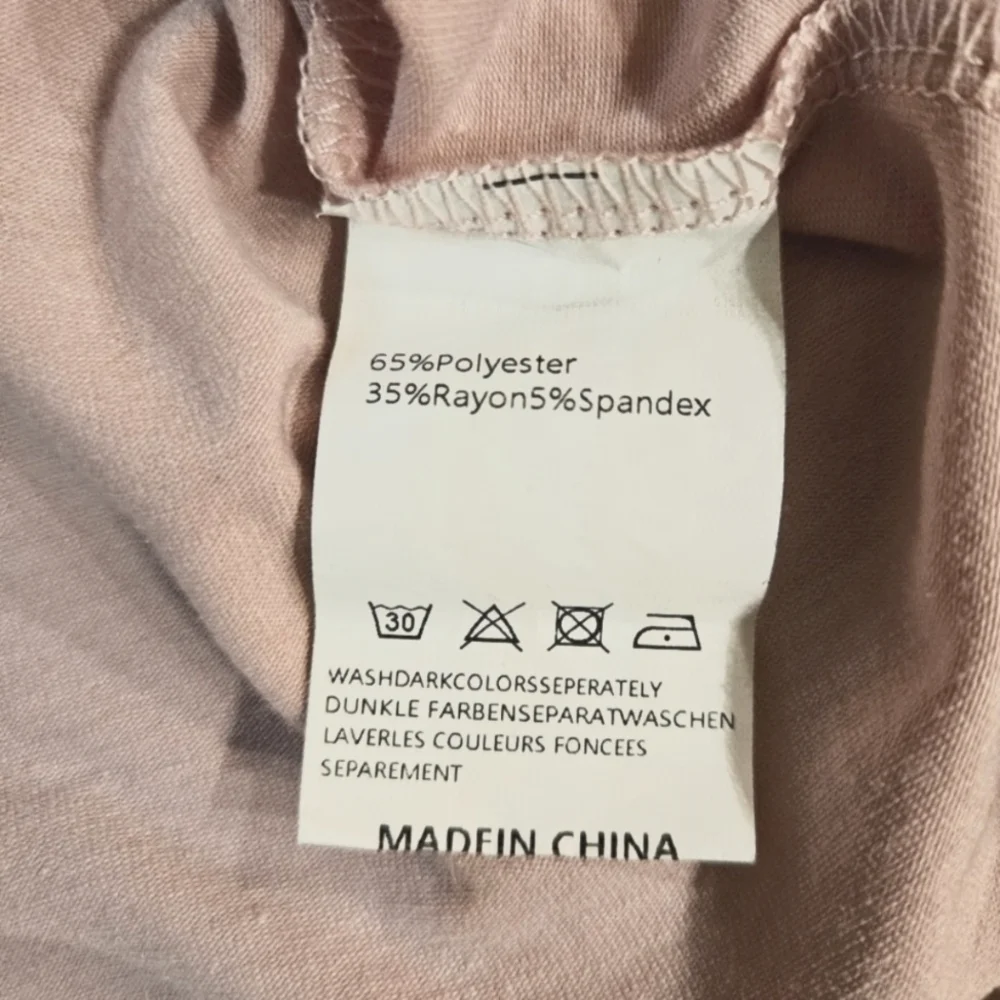 $5 BUNDLE SALE! Roll-Tab 3/4 Sleeve Blouse, Pink, Sz XL, NWOT - Picture 6 of 6